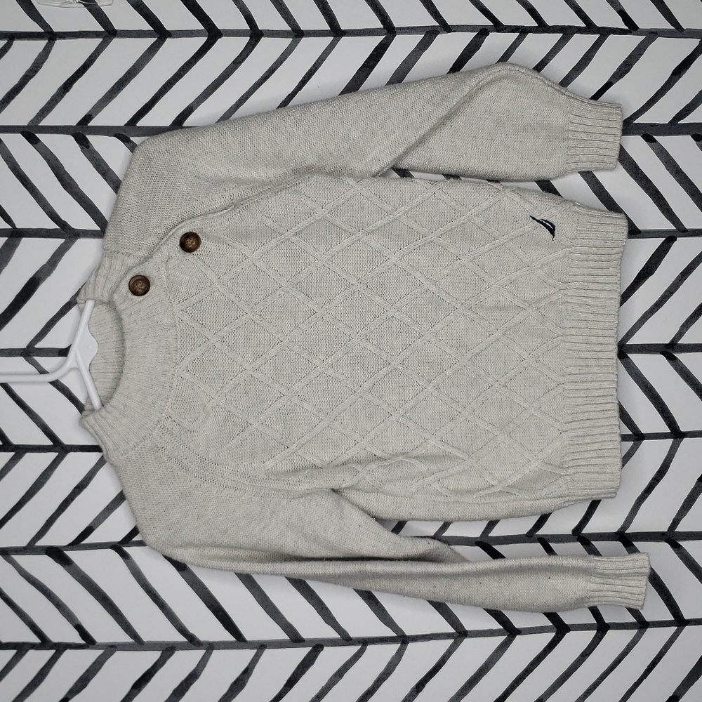Nautica 3T light grey sweater